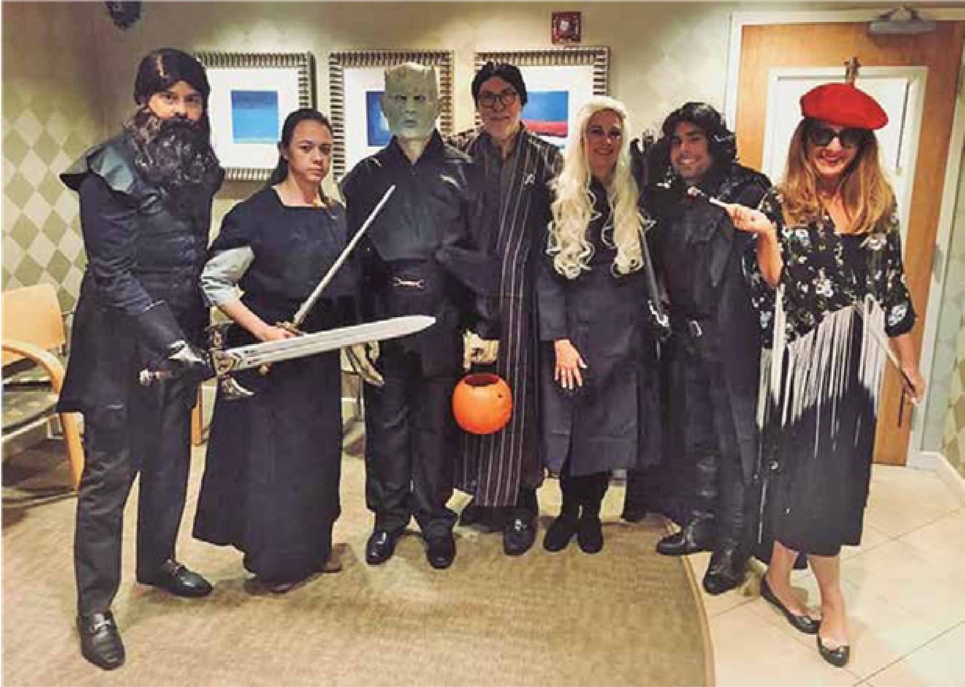 Coral Gables Hospital Celebrates Halloween Game of Thrones Style El