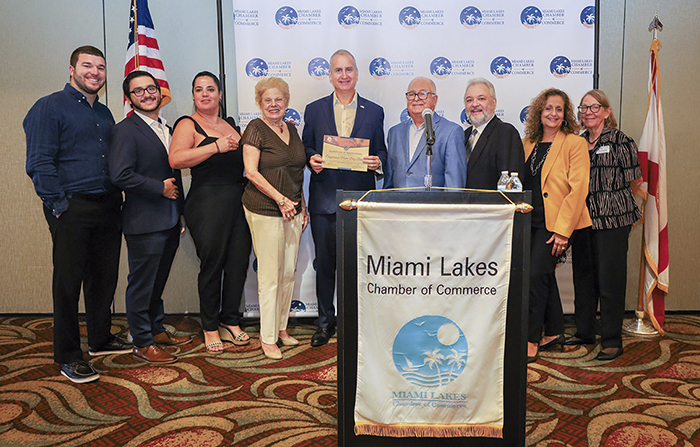 The Miami Lakes Chamber of Commerce in-person monthly luncheon for September