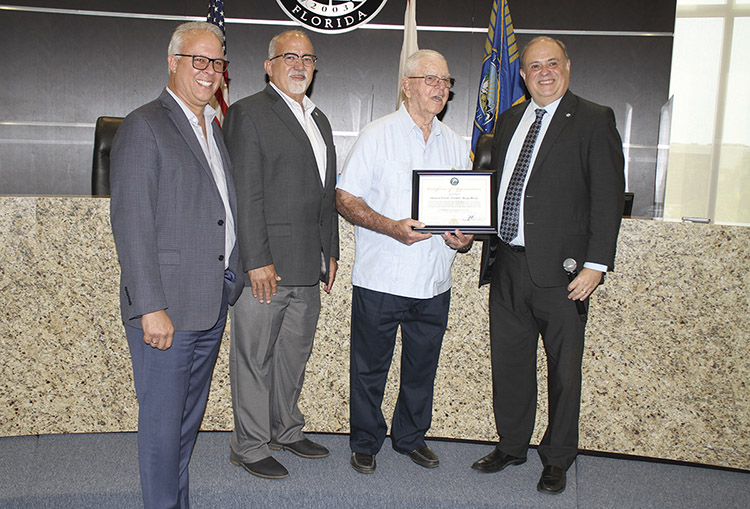 The City of Doral Recognizes Cuban Baseball Idol