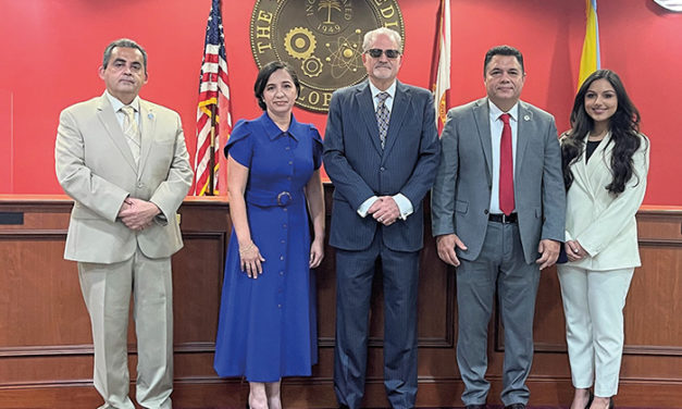 The Swearing in of the newly elected Councilwoman of the Town of Medley, the Honorable Karina Pacheco