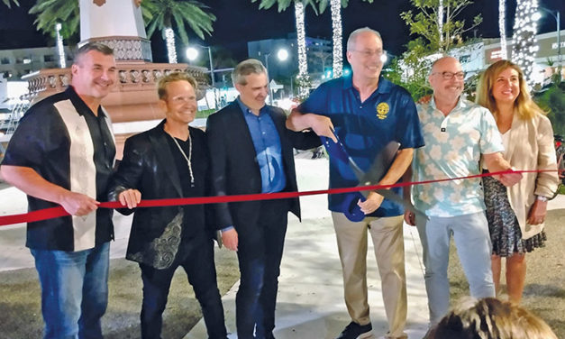 Great turn out at the Re-inauguration of the Normandy Village Fountain event