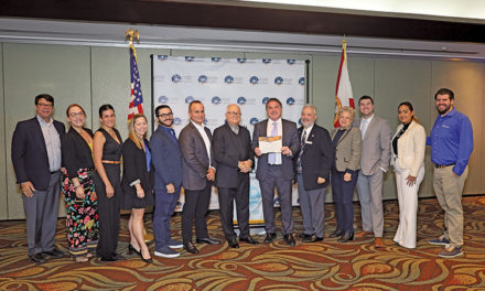 The Miami Lakes Chamber of Commerce held their first monthly membership luncheon of the new year.with guest speaker Roland Sanchez-Medina Jr.