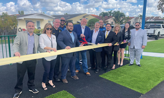 Official ribbon-cutting ceremony of James M. Beasley Linear Park in Sweetwater