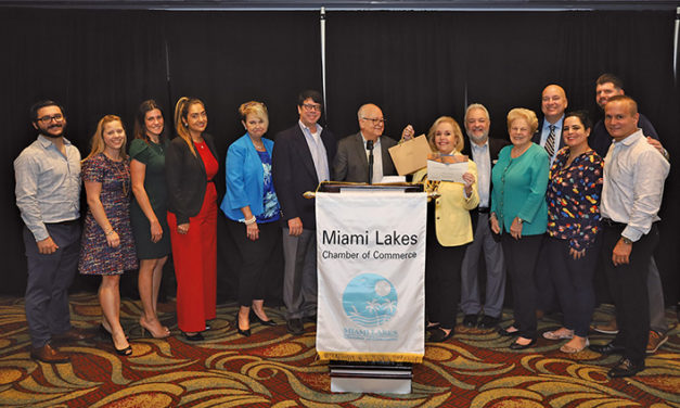 The Miami Lakes Chamber of Commerce held their  monthly membership luncheon with guest speaker Dr. Aida Levitan