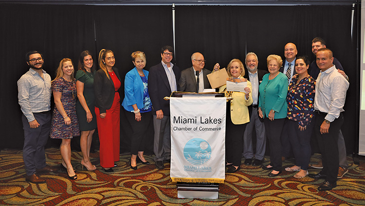 The Miami Lakes Chamber of Commerce held their  monthly membership luncheon with guest speaker Dr. Aida Levitan