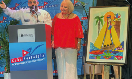 Ninoska ideó el poster del evento Cuba Nostalgia