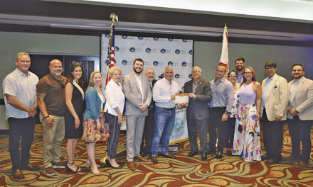 The Miami Lakes Chamber of Commerce held their monthly membership luncheon with guest speaker former City of Miami Chief of Police Jorge Colina