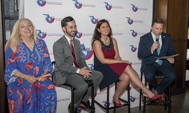 La Cámara de Comercio Hispana del Sur de la Florida, recientemente celebró su almuerzo con un panel sobre la sesión legislativa de este año.