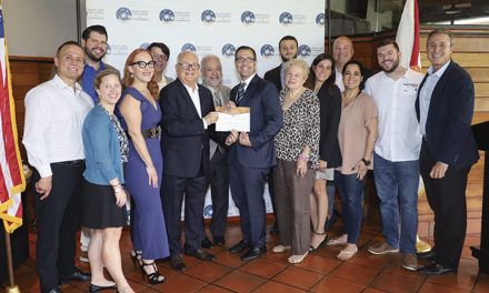The Miami Lakes Chamber of Commerce hosted its monthly member luchon with guest speaker Miami -Dade County Clerk of the Circuit Court and Comptroller, Juan Fernandez-Barquin