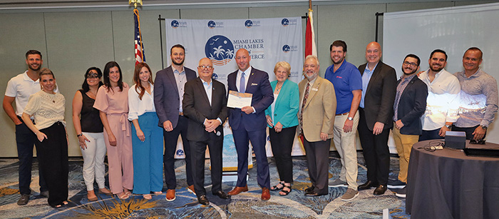 The  Miami Lakes Chamber of Commerce once again demonstrated its commitment to fostering business connections and knowledge-sharing within the community at their monthly membership luncheon