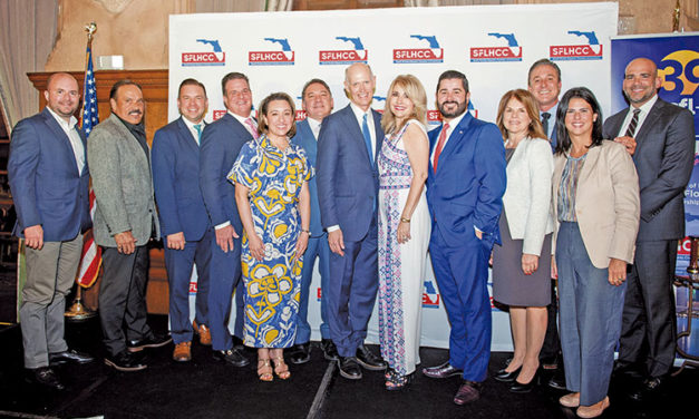 The South Florida Hispanic Chamber of Commerce recently held its Annual Installation and Golden Eagle Award Luncheon