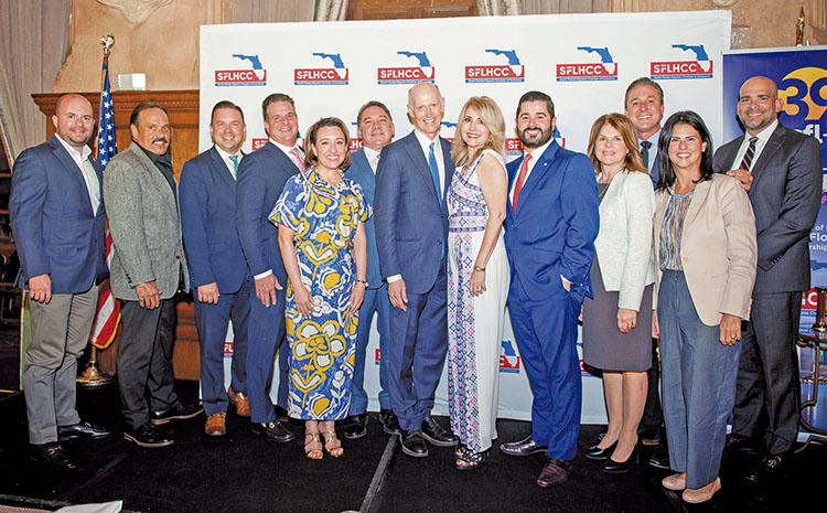 The South Florida Hispanic Chamber of Commerce recently held its Annual Installation and Golden Eagle Award Luncheon