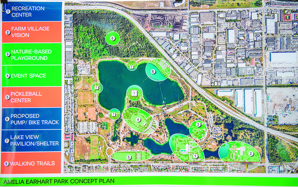 Amelia Earhart Park, the renovation of a regional outdoors facility