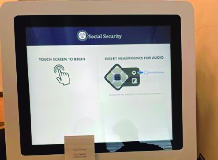 Social Security installs new kiosks to improve customer check-in process