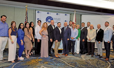 The Miami Lakes Chamber of Commerce hosted its monthly luncheon at the Miami Lakes Hotel, featuring special guest speaker Jesus Tundidor, Councilman for the City of Hialeah