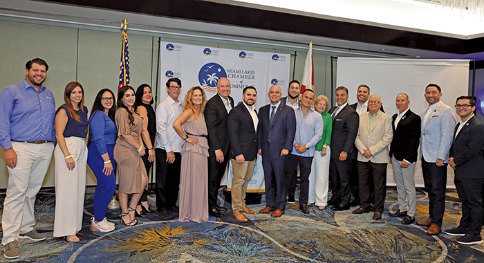 The Miami Lakes Chamber of Commerce hosted its monthly luncheon at the Miami Lakes Hotel, featuring special guest speaker Jesus Tundidor, Councilman for the City of Hialeah