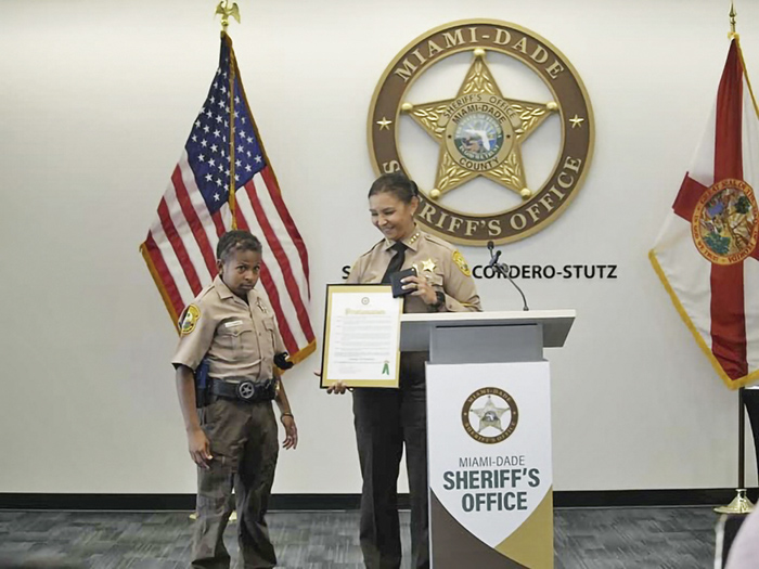 Swearing-in Ceremony of Devarjaye “DJ” Daniel as Deputy Sheriff of the Miami-Dade Sheriff’s Office