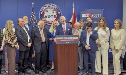 Alina Garcia, Miami-Dade Supervisor of Elections, Hosts Press Conference with Senator Rick Scott (FL) on Fair and Secure Elections