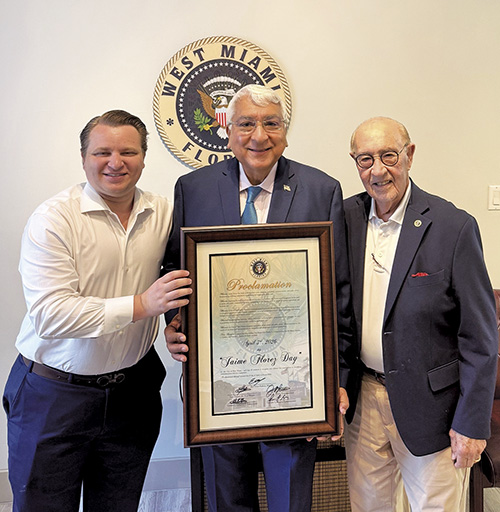 La Ciudad de West Miami Rinde Homenaje al Periodista Jaime Flórez