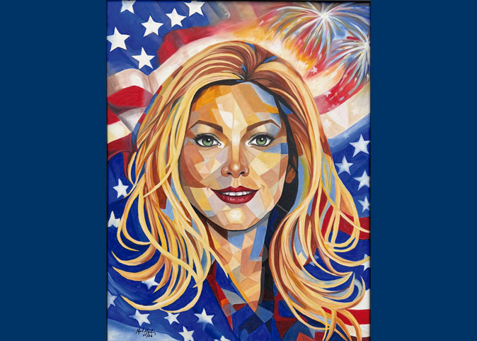 Portrait on Loan at Miami-Dade Elections Headquarters Honors Resilience and the American Dream